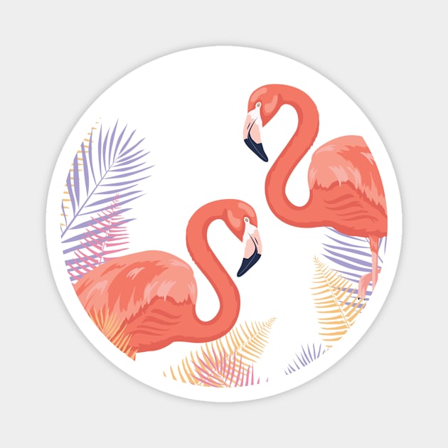 Flamingos Magnet by SWON Design